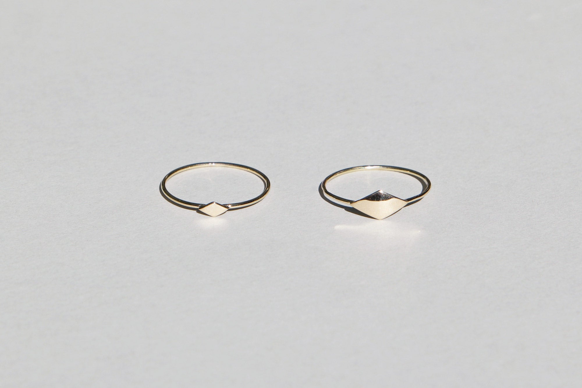 Mini & Tiny RHOMBO Ring