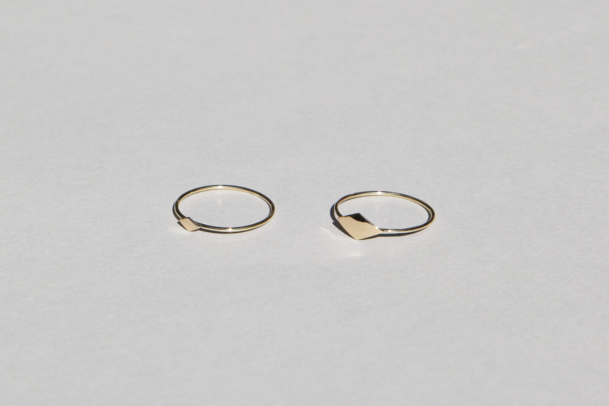 Mini & Tiny RHOMBO Ring