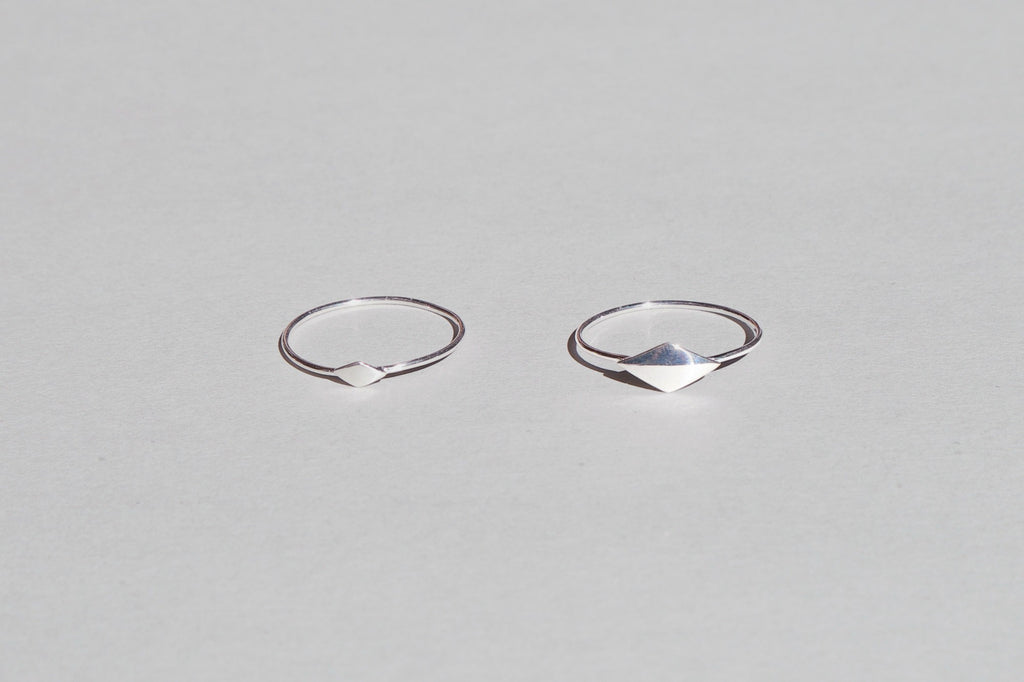Mini & Tiny RHOMBO Ring