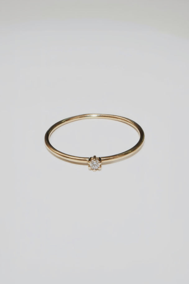 Mini Diamond SOLITAIRE Ring