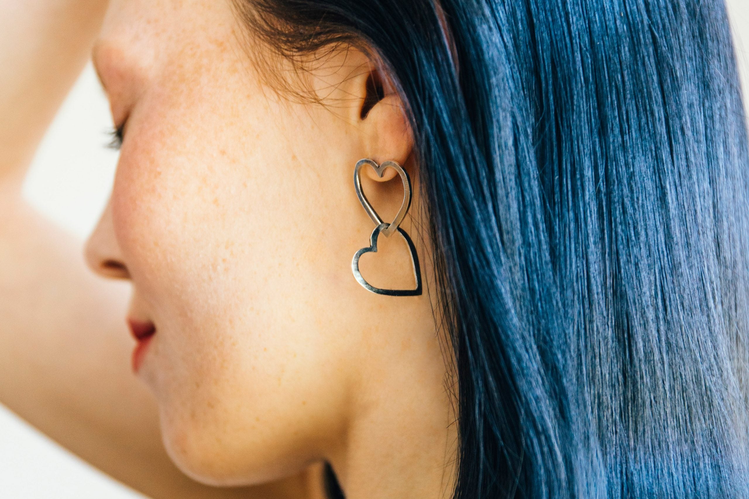 LS LINKED HEARTS Earring