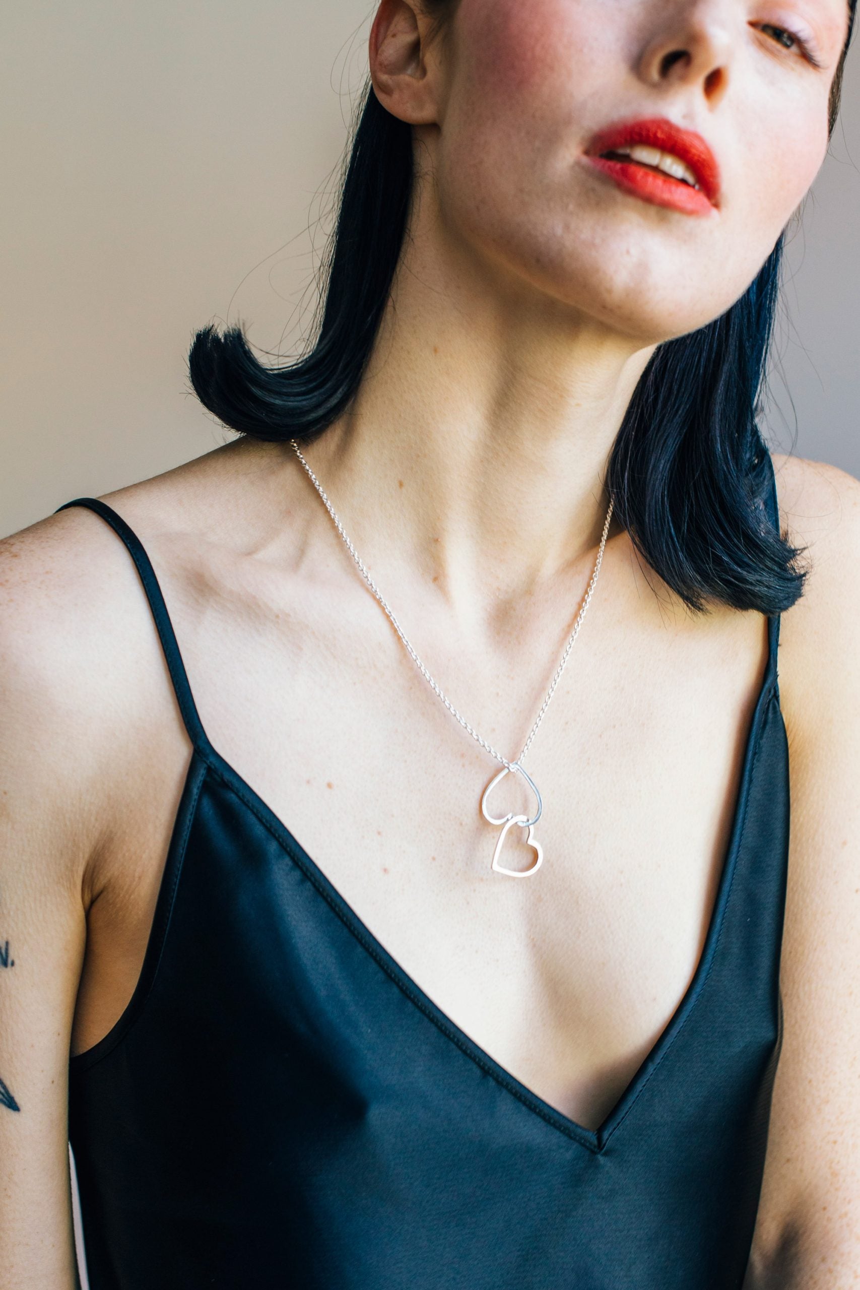 DIEZ x LS Linked Hearts Necklace