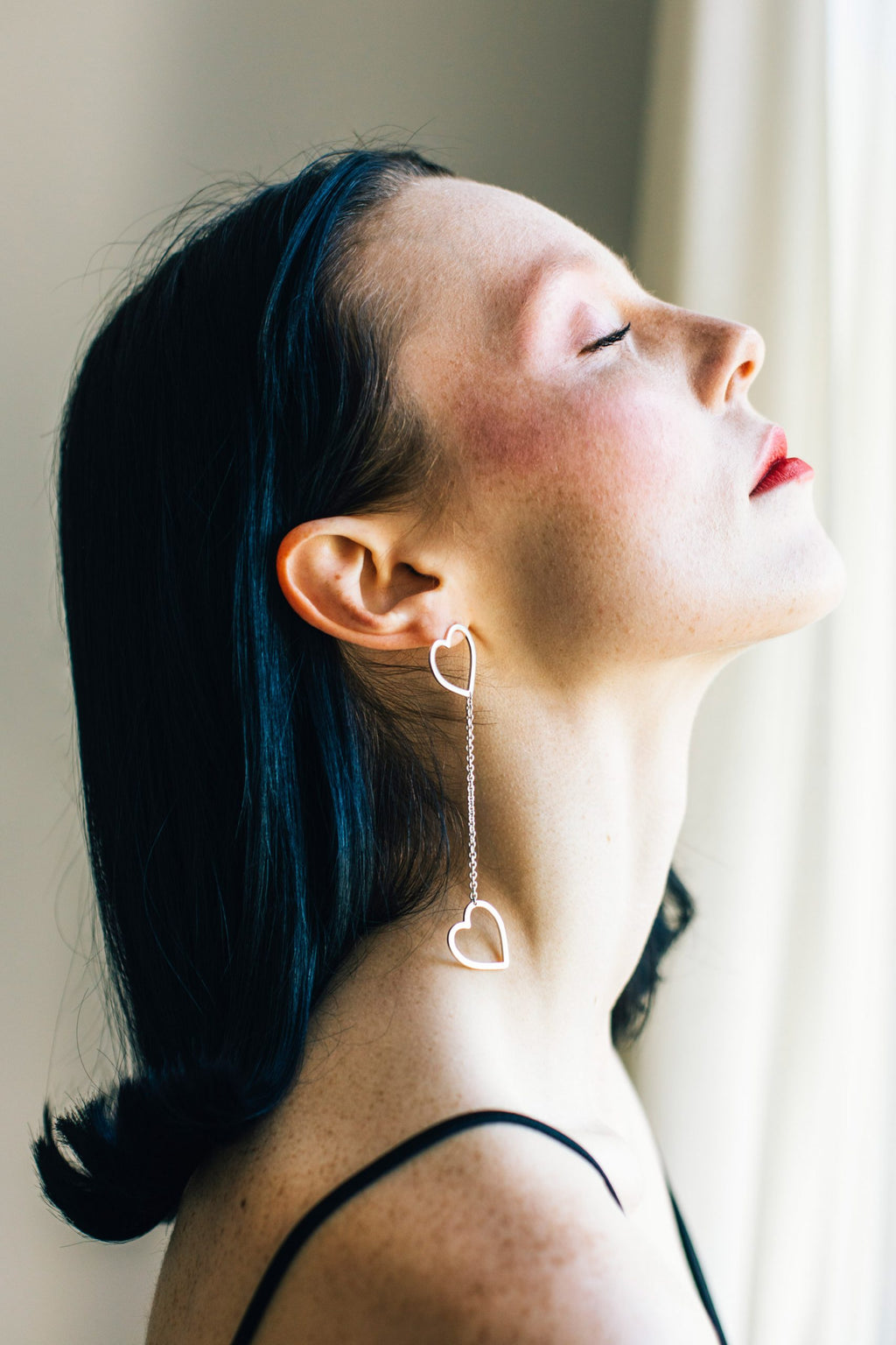 Long LS HEARTS Earring