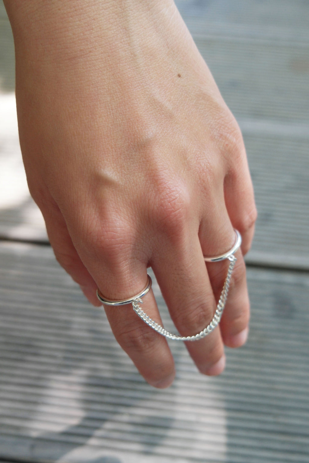 Open WIRE BOLD Ring Double