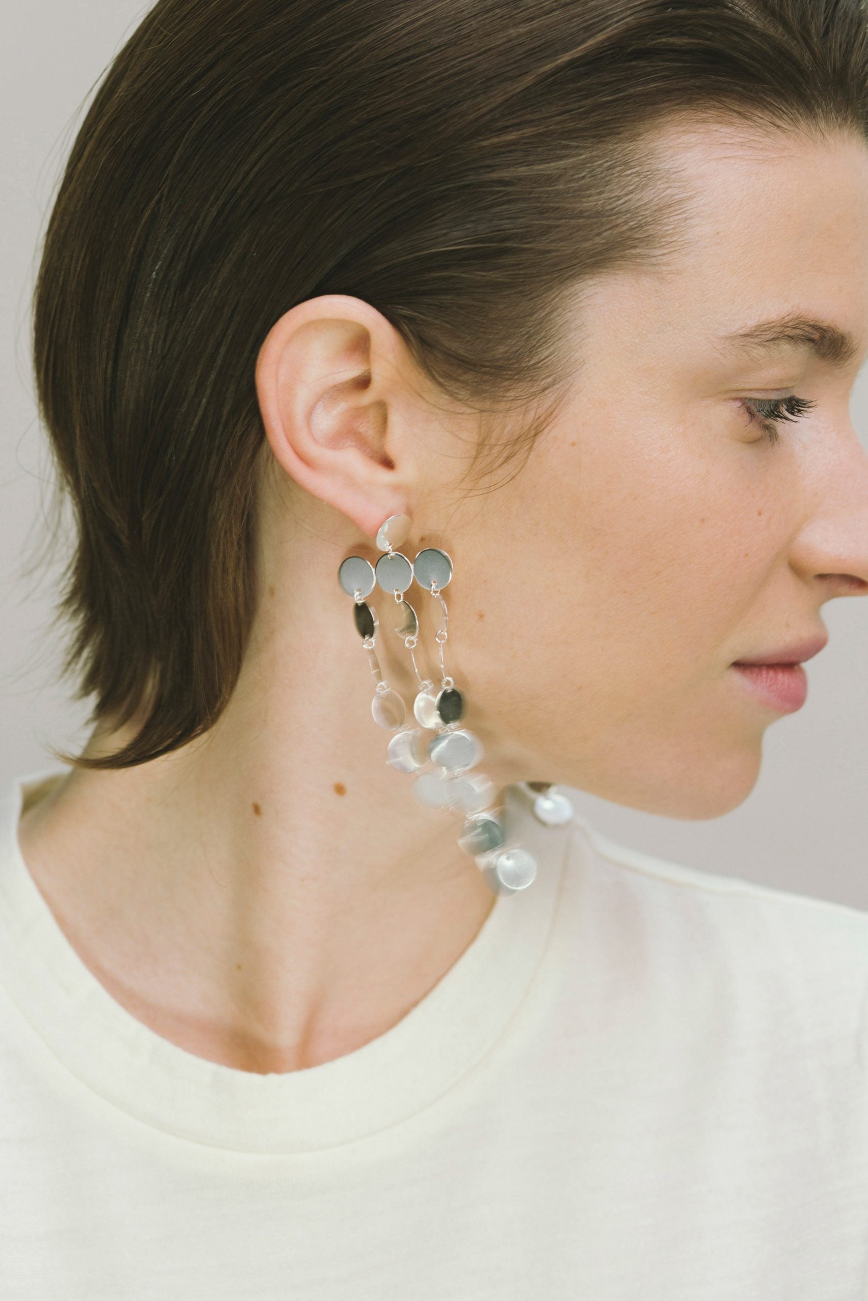 Paillettes Chandelier Earrings No2