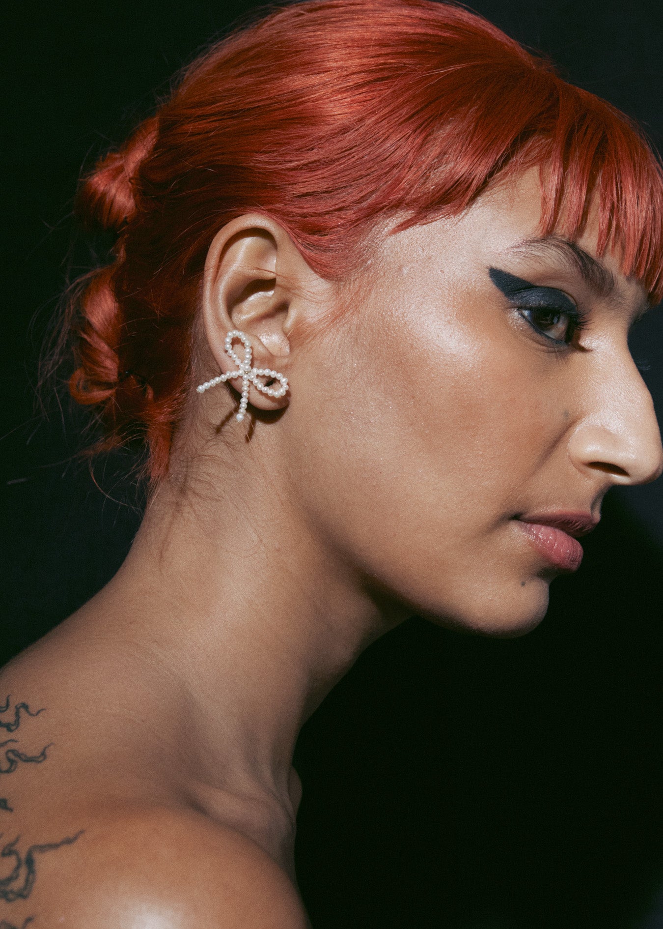 PEARL Bow Stud