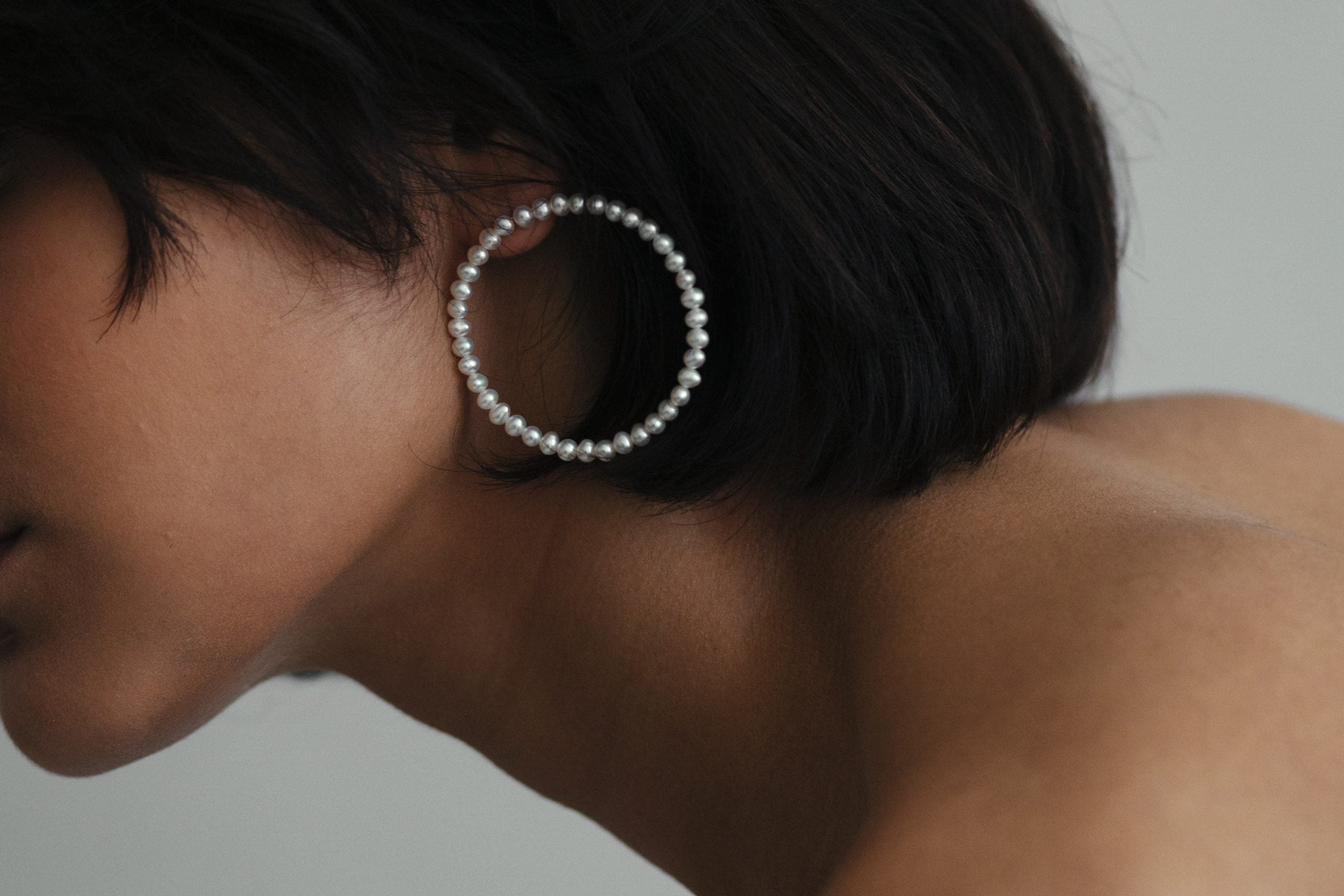 PEARL Hoop Studs