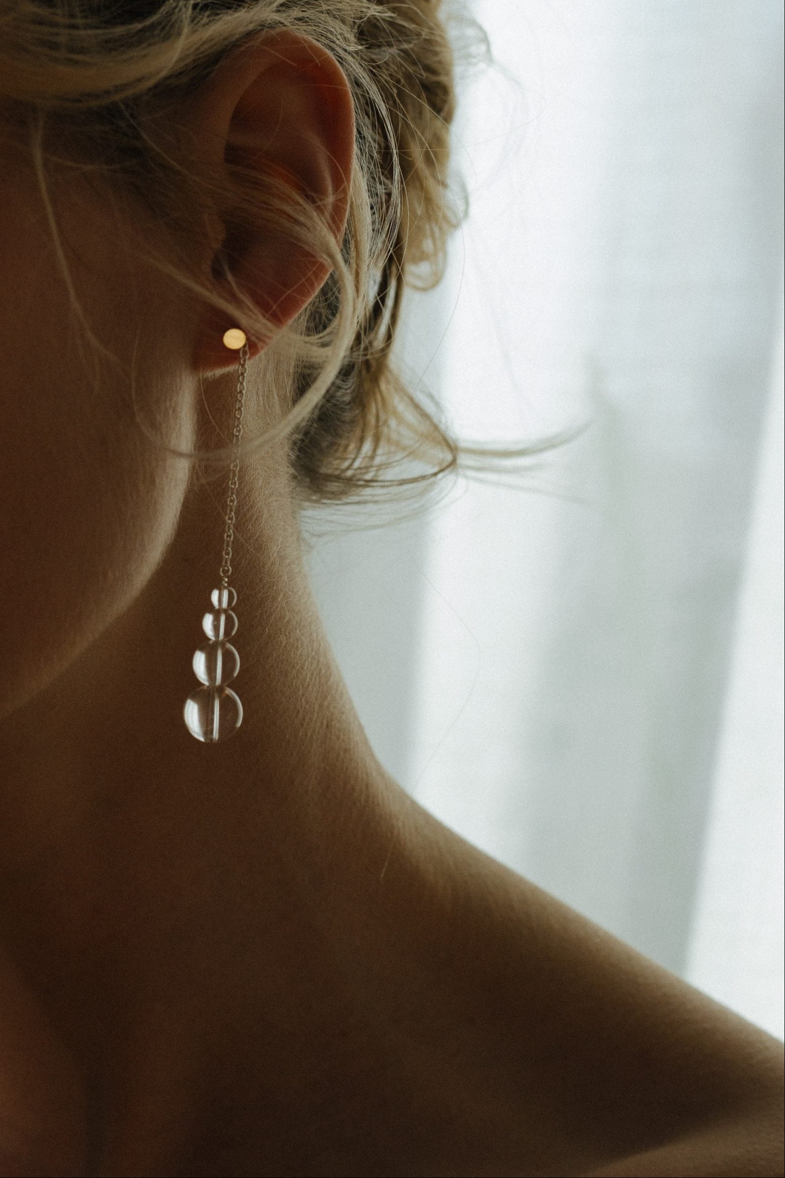 Short Drop CRYSTAL Earrings