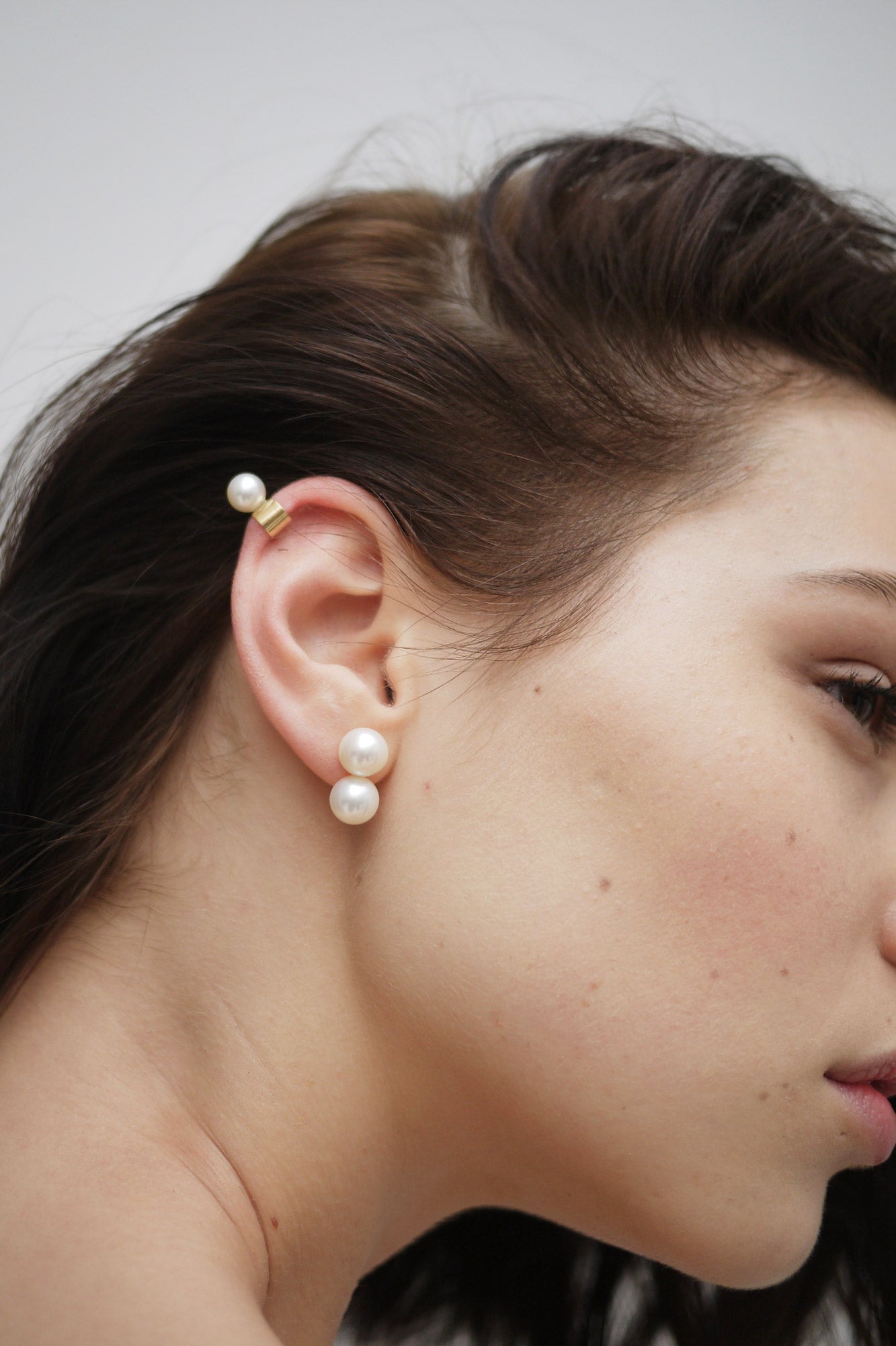 Gold PEARL POP Ear Cuff