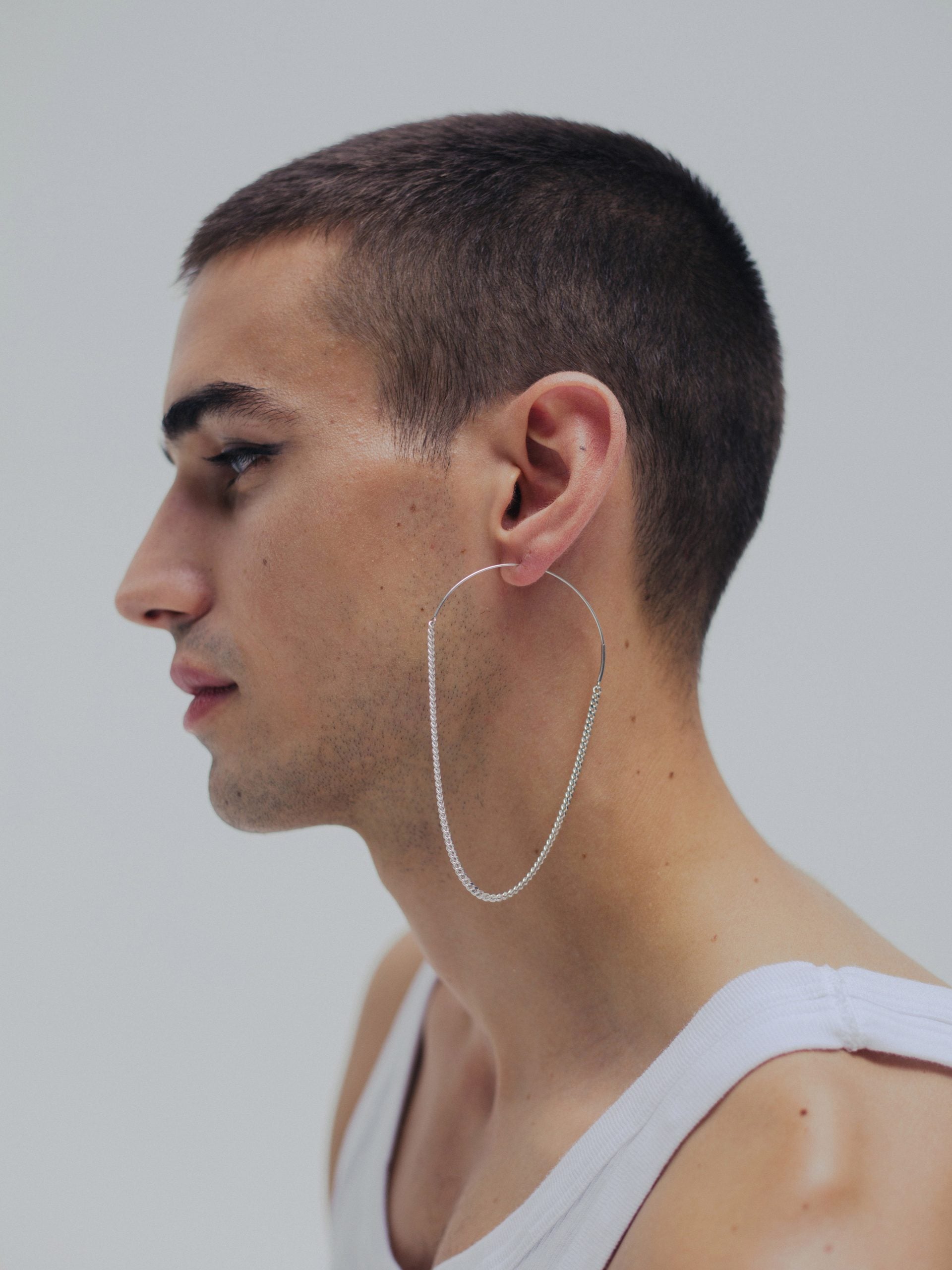 GRAND Chained Hoop