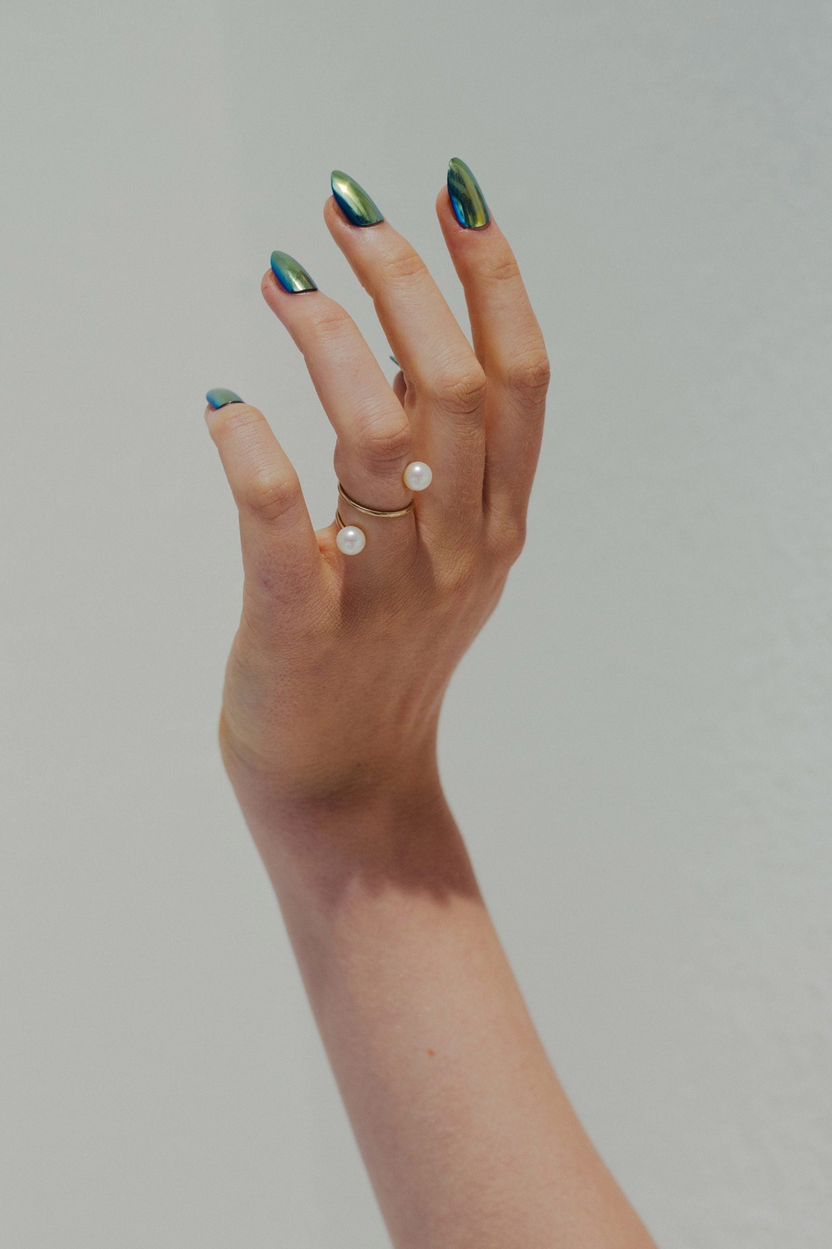 Spiral PEARL Ring