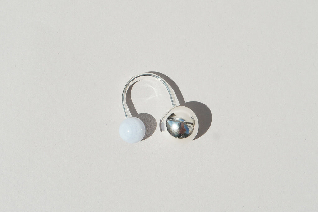 Silver & Colour SLING Ring No2