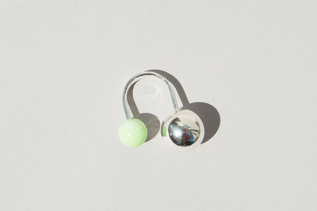 Silver & Colour SLING Ring No2