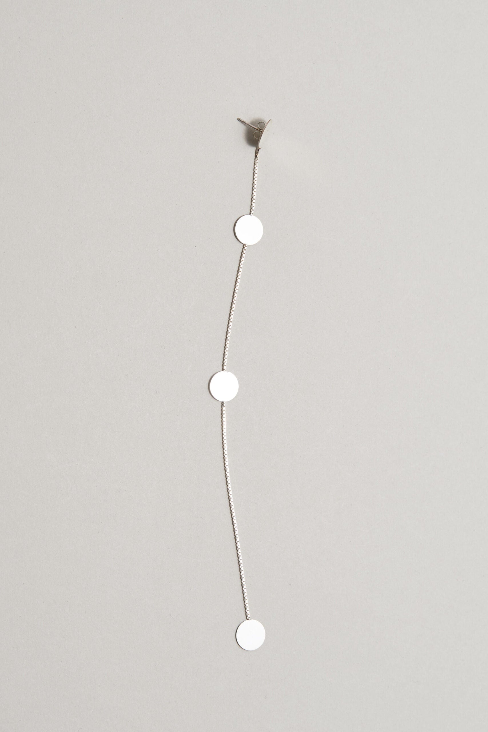 Silver Dancing PAILLETTES Earring No1
