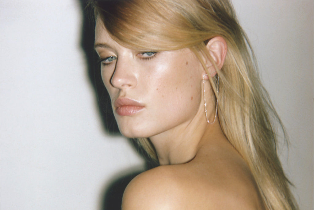 Silver MELTING Earrings