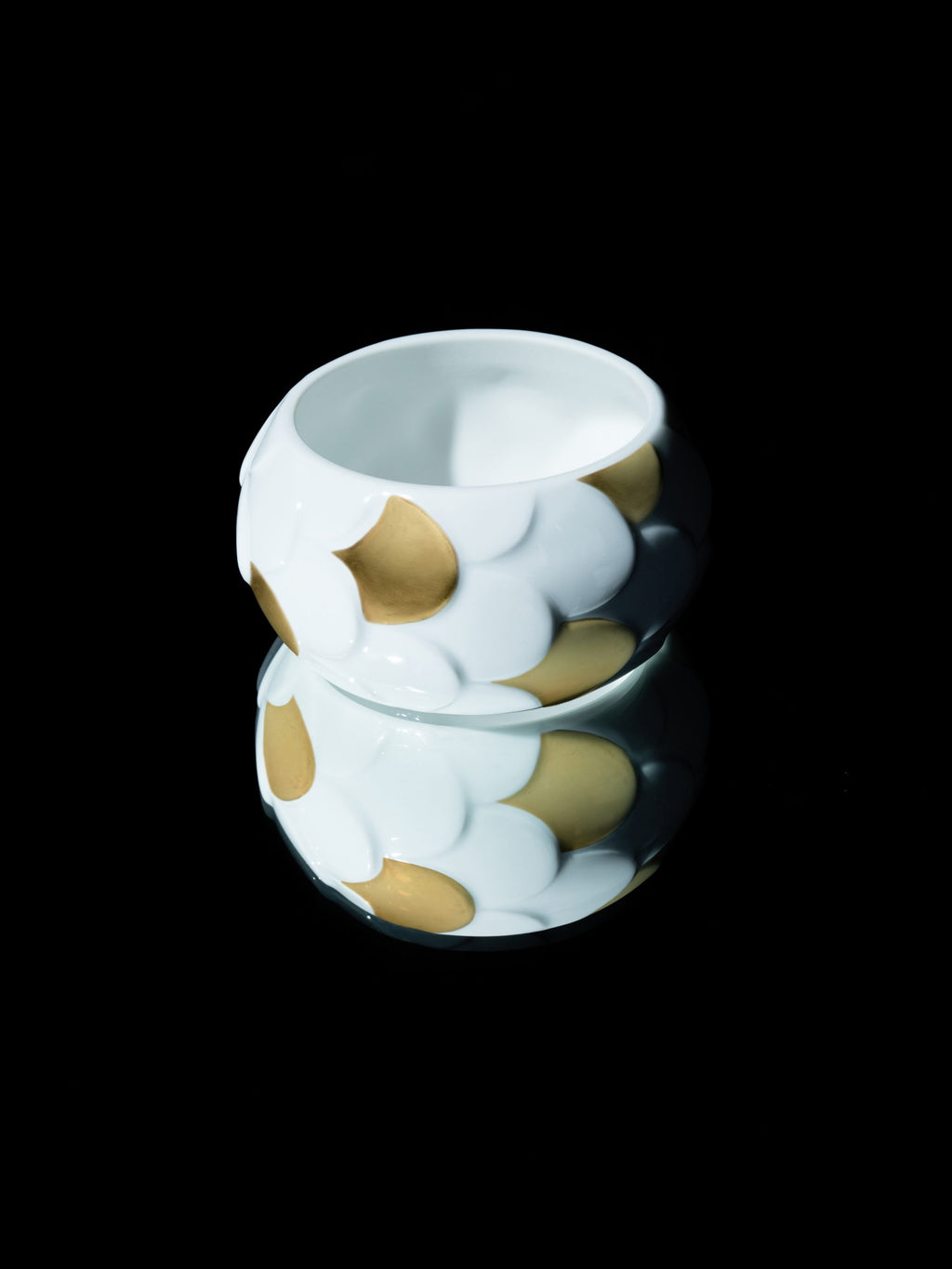 White Gold Drake Cuff