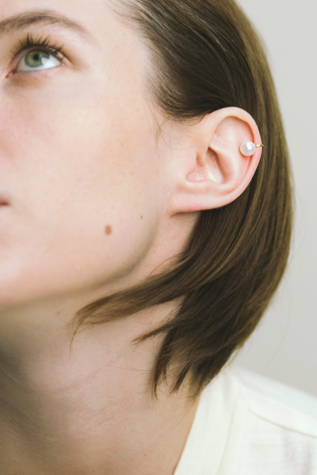 WIRE PEARL Ear Cuff