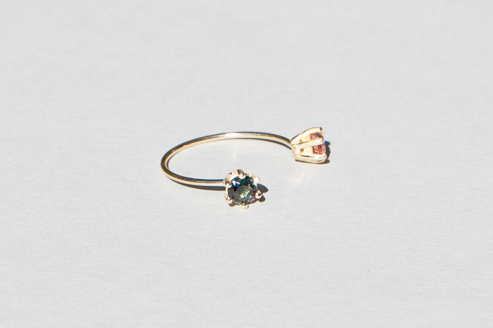 Tourmaline Twin Ring