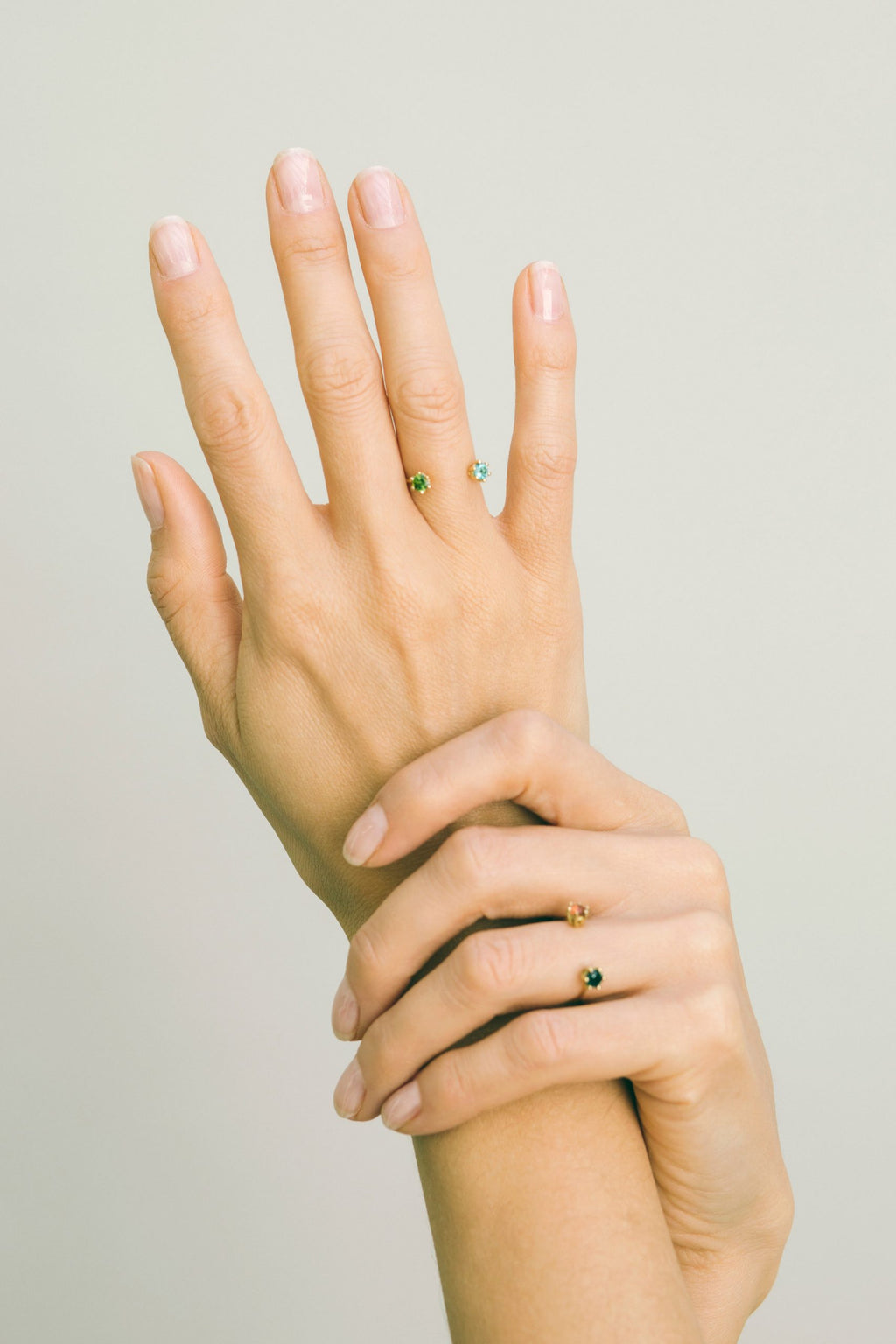 Tourmaline Twin Ring