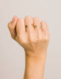 Tourmaline Twin Ring